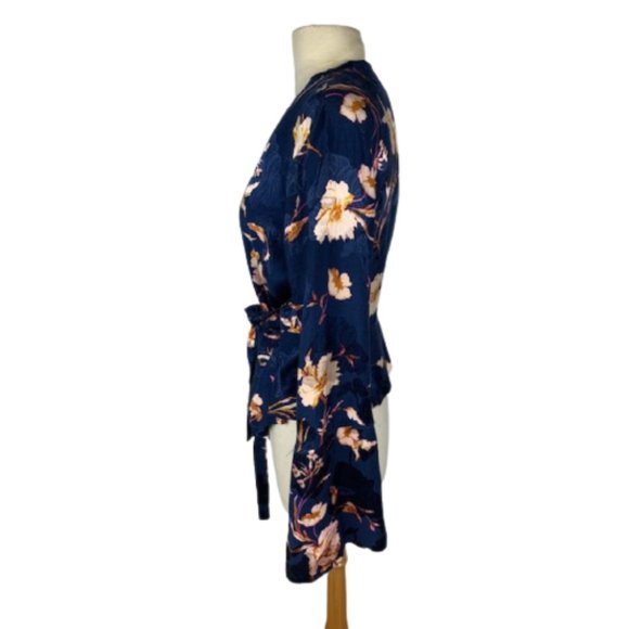 *SOLD* Free People Sabrina Floral Wrap Jacket NWT - Picture 4 of 7